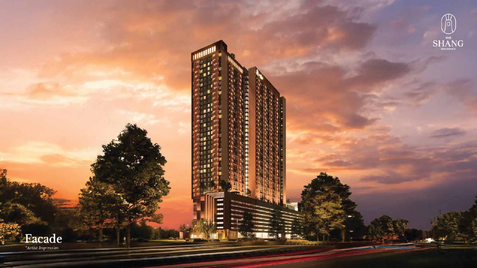 Facade — Sunset Exterior