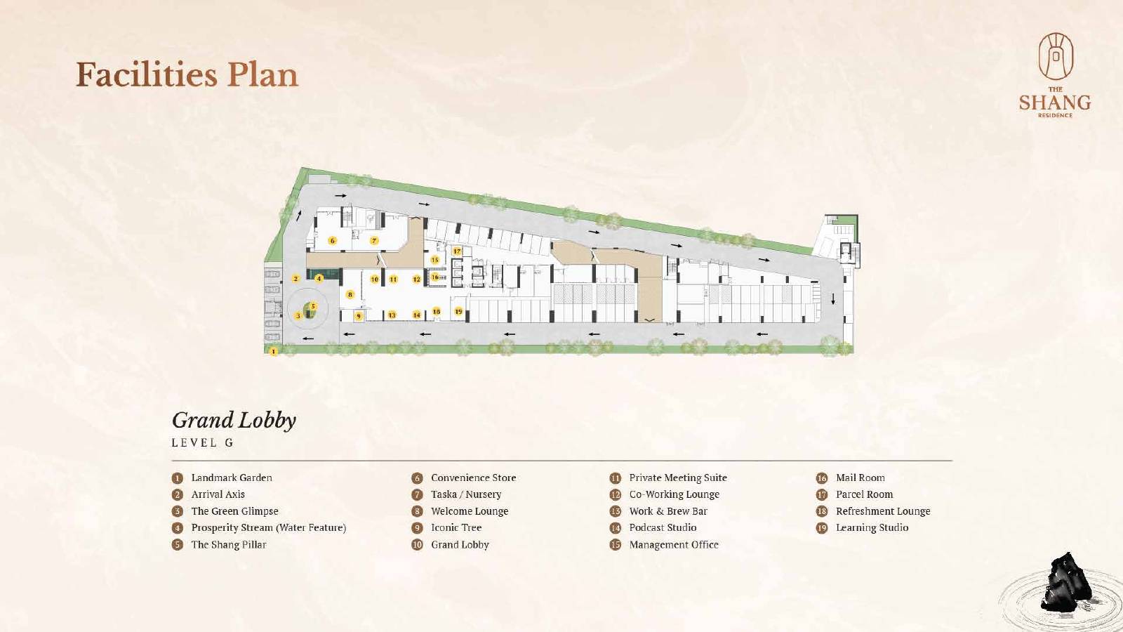 Level G Facilities Plan — The Shang Residence Kuchai Lama